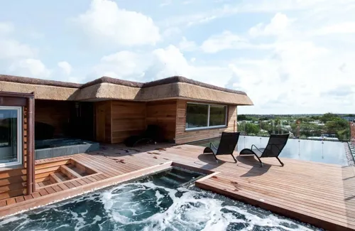 Hvidbjerg Strand Camping Resort Wellness Udendoers Udsigt